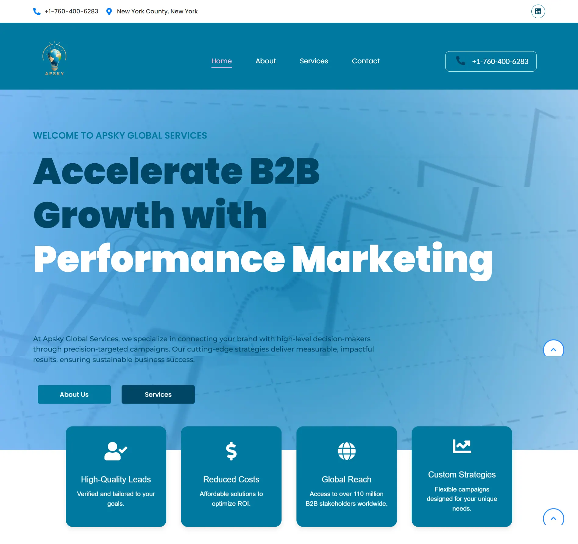 TheAPSky website cover